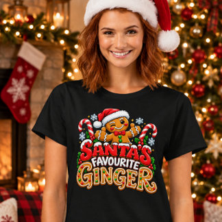 Sinterklaas' favoriete rode kop - Grappig kerstont T-shirt