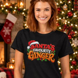 Sinterklaas' favoriete rode kop - Grappig kerstont T-shirt