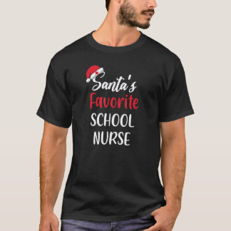 Sinterklaas Favoriete Schoolverpleegster Kerstmis T-shirt