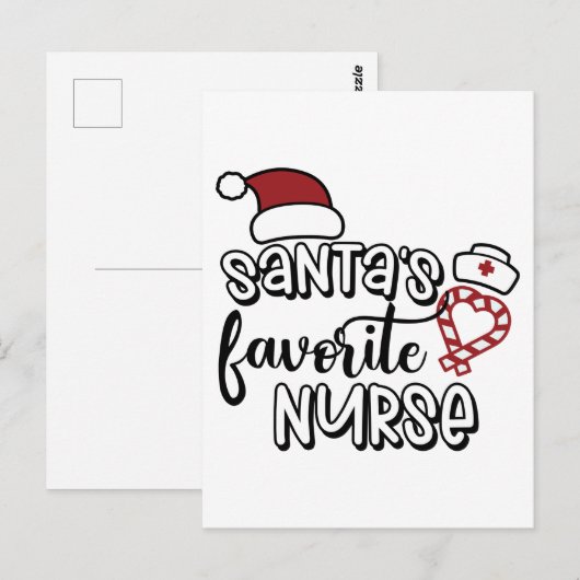 Sinterklaas favoriete zuster Thankful Kerstseizoen Briefkaart (Voorkant / Achterkant)