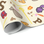 Sinterklaas Feest Cadeaupapier (Rol Hoek)