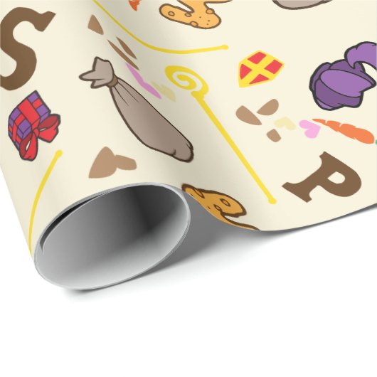 Sinterklaas Feest Cadeaupapier (Rol Hoek)