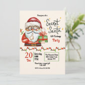 Sinterklaas Feest Kaart (Staand voorkant)