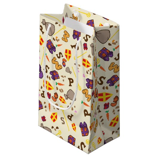 Sinterklaas Feest Klein Cadeauzakje (Voorkant Gekanteld)