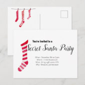 Sinterklaas Feest Uitnodiging Briefkaart (Voorkant / Achterkant)