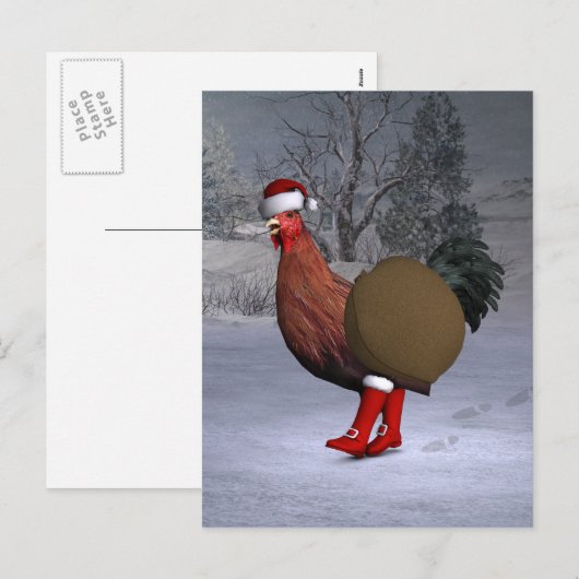 Sinterklaas Feestdagenkaart (Voorkant / Achterkant)