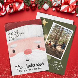 Sinterklaas Foto Gifts Vrolijke Kerstboom Feestdagenkaart