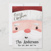 Sinterklaas Foto Gifts Vrolijke Kerstboom Feestdagenkaart (Voorkant)