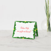 Sinterklaas Foto Lijst Feestdagen Kaart (Achterkant)