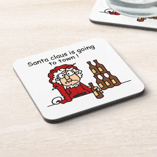 Sinterklaas gaat naar de stad bier onderzetter (Linkerzijde)