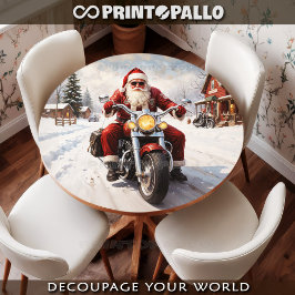 Sinterklaas gaat op vakantie na kerstdrukte tissuepapier