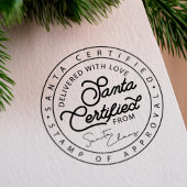 Sinterklaas Gecertificeerde Levering Goedkeuringsz Rubberstempel