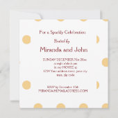 Sinterklaas Gelukkig Nieuwjaar goud gepersonalisee Kaart (Achterkant)