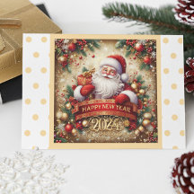 Sinterklaas Gelukkig Nieuwjaar goud gepersonalisee