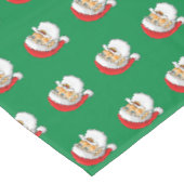 Sinterklaas' Gelukkige Gezicht Tafelkleed (Gekanteld)