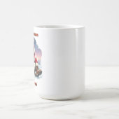 Sinterklaas geniet van een warme Drink bij het vuu Koffiemok (Center)