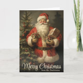  Sinterklaas Gepersonaliseerde Kerstmis Feestdagen Kaart (Voorkant)