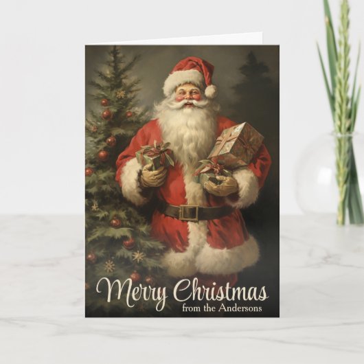  Sinterklaas Gepersonaliseerde Kerstmis Feestdagen Kaart (Voorkant)