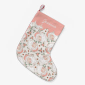 Sinterklaas Gepersonaliseerde Kerstmis Kleine Kerstsok (Voorkant (Hangend))