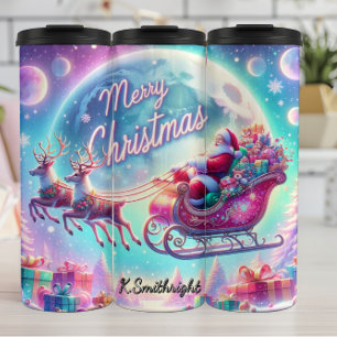 Sinterklaas' Geschenk in het maanlicht Thermosbeker