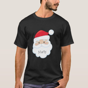 Sinterklaas Gezicht met Naam op Baard T-shirt