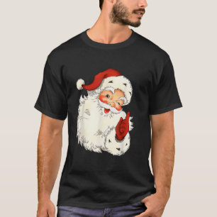 Sinterklaas gezicht ouderwets t-shirt