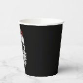 Sinterklaas Gezicht Zonnebril Met Pet Baard Xmas Papieren Bekers (Links)