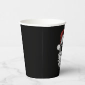 Sinterklaas Gezicht Zonnebril Met Pet Baard Xmas Papieren Bekers (Rechts)