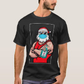 Sinterklaas Gezichtsmasker Vrolijke Quarantaine Ke T-shirt (Voorkant)