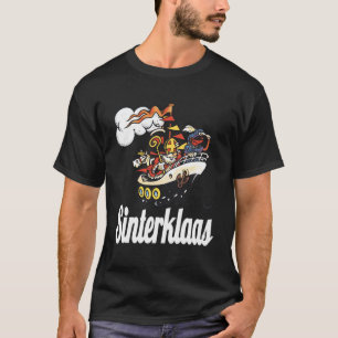 Sinterklaas Grappige Sinterklaasboot Zwarte Piet A T-shirt