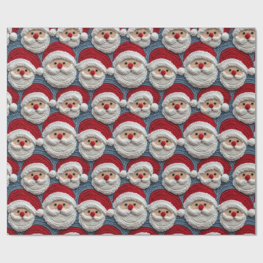 Sinterklaas haakpatroon cadeaupapier (Vlak)