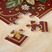 Sinterklaas' Haardvuur Groet Legpuzzel (Zijkant)