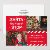 Sinterklaas heeft een nieuwe stop Wij zijn verhuis Feestdagenkaart (Voorkant / Achterkant)