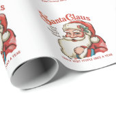 Sinterklaas heeft het juiste idee Funny Christmas Cadeaupapier (Rol Hoek)