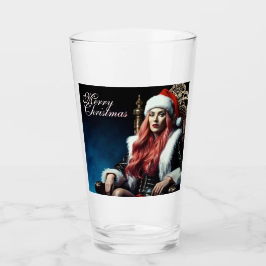 Sinterklaas' heetste zus - Prettig Kerstfeest 0312 Glas (Voorkant)