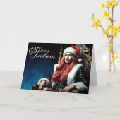 Sinterklaas' heetste zus - Prettig Kerstfeest 0312 Kaart (Gele Bloem)