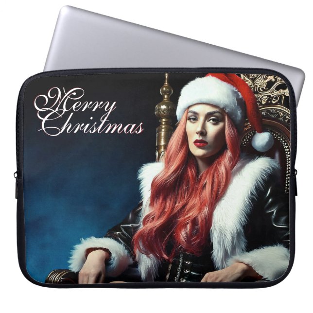 Sinterklaas' heetste zus - Prettig Kerstfeest 0312 Laptop Sleeve (Voorkant)