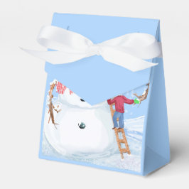 Sinterklaas Helper Bouw Een Gekke Sneeuwman Bedankdoosjes