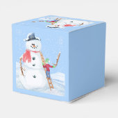 Sinterklaas Helper Bouw Een Gekke Sneeuwman Bedankdoosjes (Achterkant)