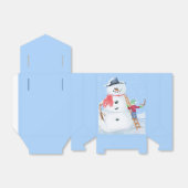 Sinterklaas Helper Bouw Een Gekke Sneeuwman Bedankdoosjes (Uitgevouwen)