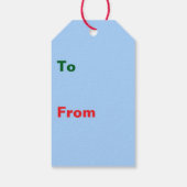 Sinterklaas Helper Bouw Een Gekke Sneeuwman Cadeaulabel (Achterkant)