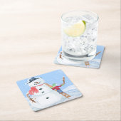 Sinterklaas Helper Bouw Een Gekke Sneeuwman Kartonnen Onderzetters (Insitu)