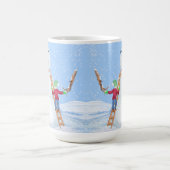 Sinterklaas Helper Bouw Een Gekke Sneeuwman Koffiemok (Center)