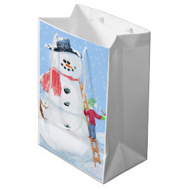 Sinterklaas Helper Bouw Een Gekke Sneeuwman Medium Cadeauzakje