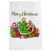 Sinterklaas Helper Bouw Een Gekke Sneeuwman Medium Cadeauzakje (Achterkant)