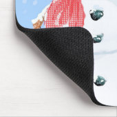 Sinterklaas Helper Bouw Een Gekke Sneeuwman Muismat (Hoek)