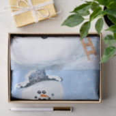 Sinterklaas Helper Bouw Een Gekke Sneeuwman Tissuepapier (Geschenk)