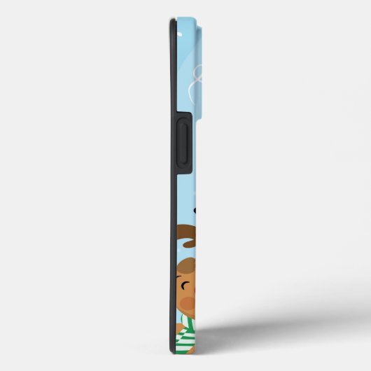 Sinterklaas, herten en snowman Case-Mate iPhone case (Achterkant / Rechts)