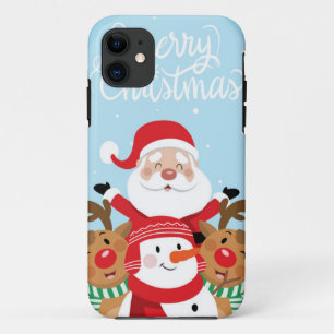 Sinterklaas, herten en snowman Case-Mate iPhone case