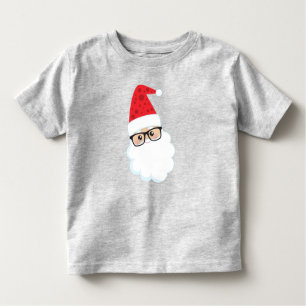 Sinterklaas, hipster-kerstman, Kerstmis, bril Kinder Shirts